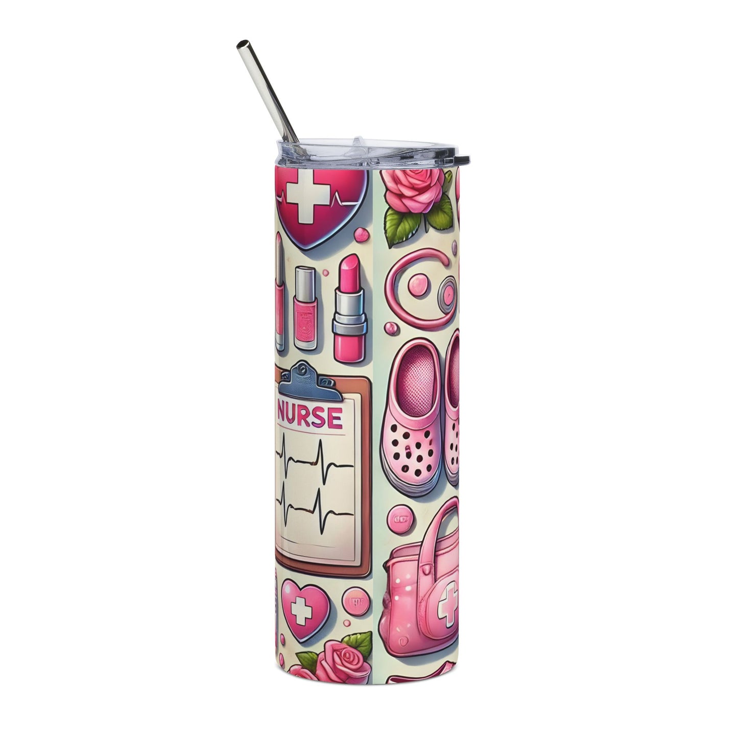 The Za effect Nurse scrub tumbler