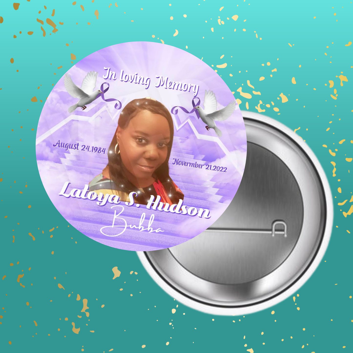 Custom Memorial Buttons - 2.25ā