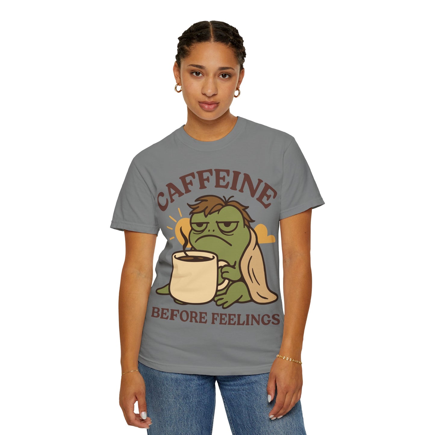 The Za Affect Caffeine Before Feelings T-Shirt