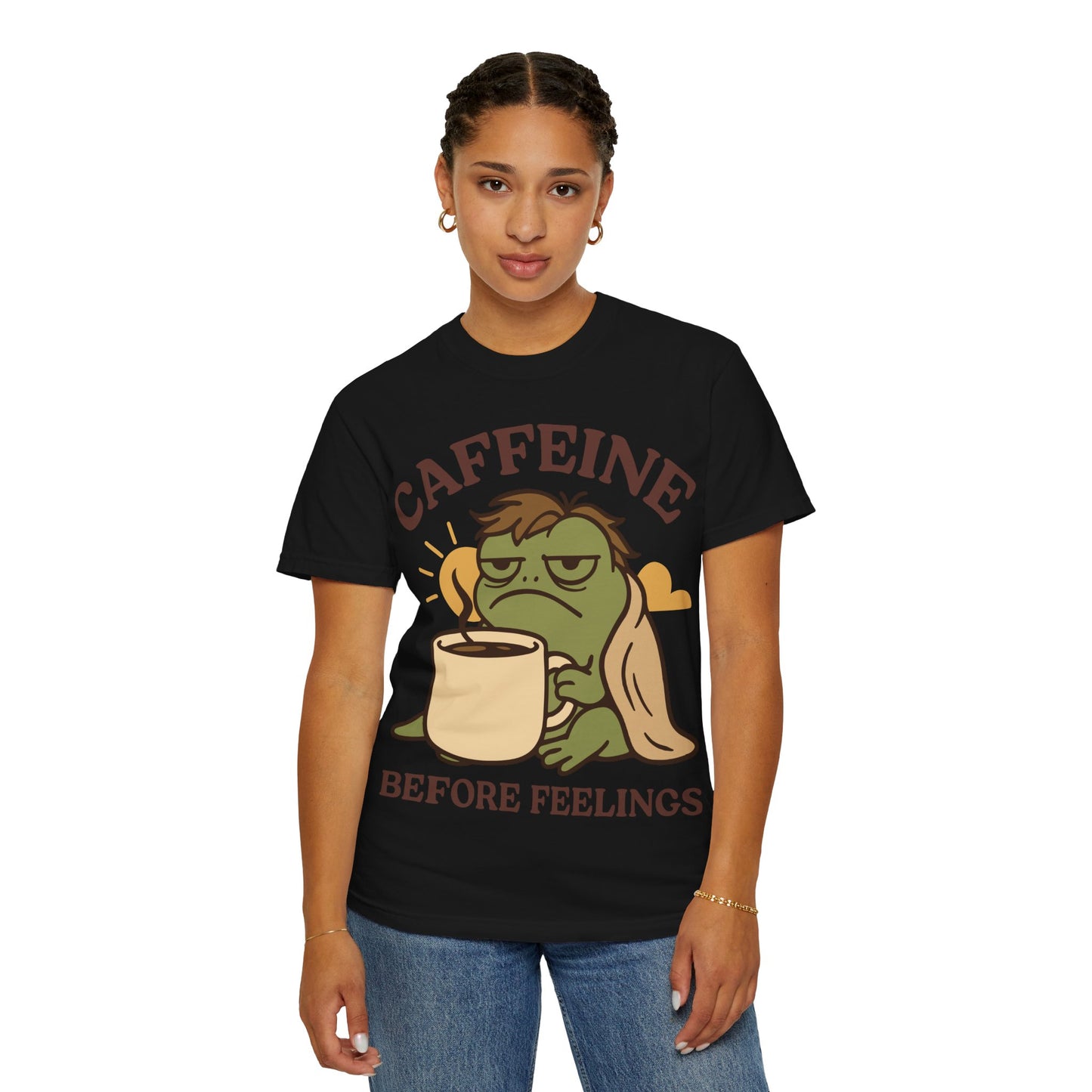 The Za Affect Caffeine Before Feelings T-Shirt
