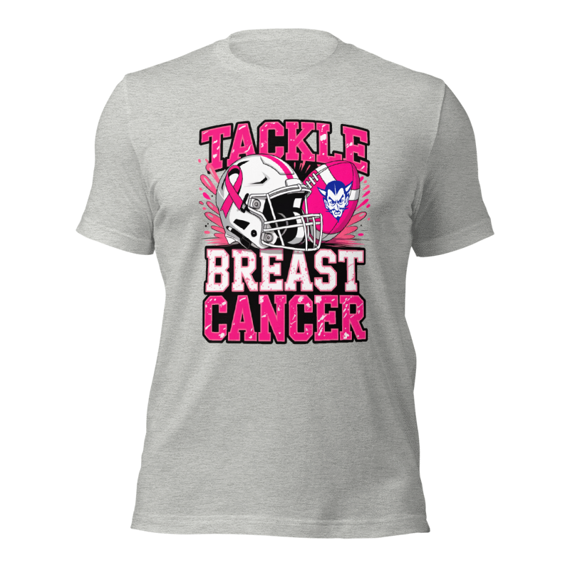 Tackle Breast Cancer Awareness Tee – Pahokee Blue Devils Edition