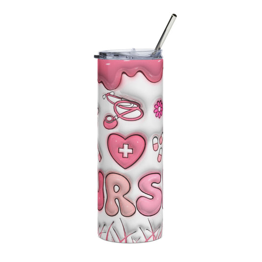 The Za effect Cute Pink nurse tumbler