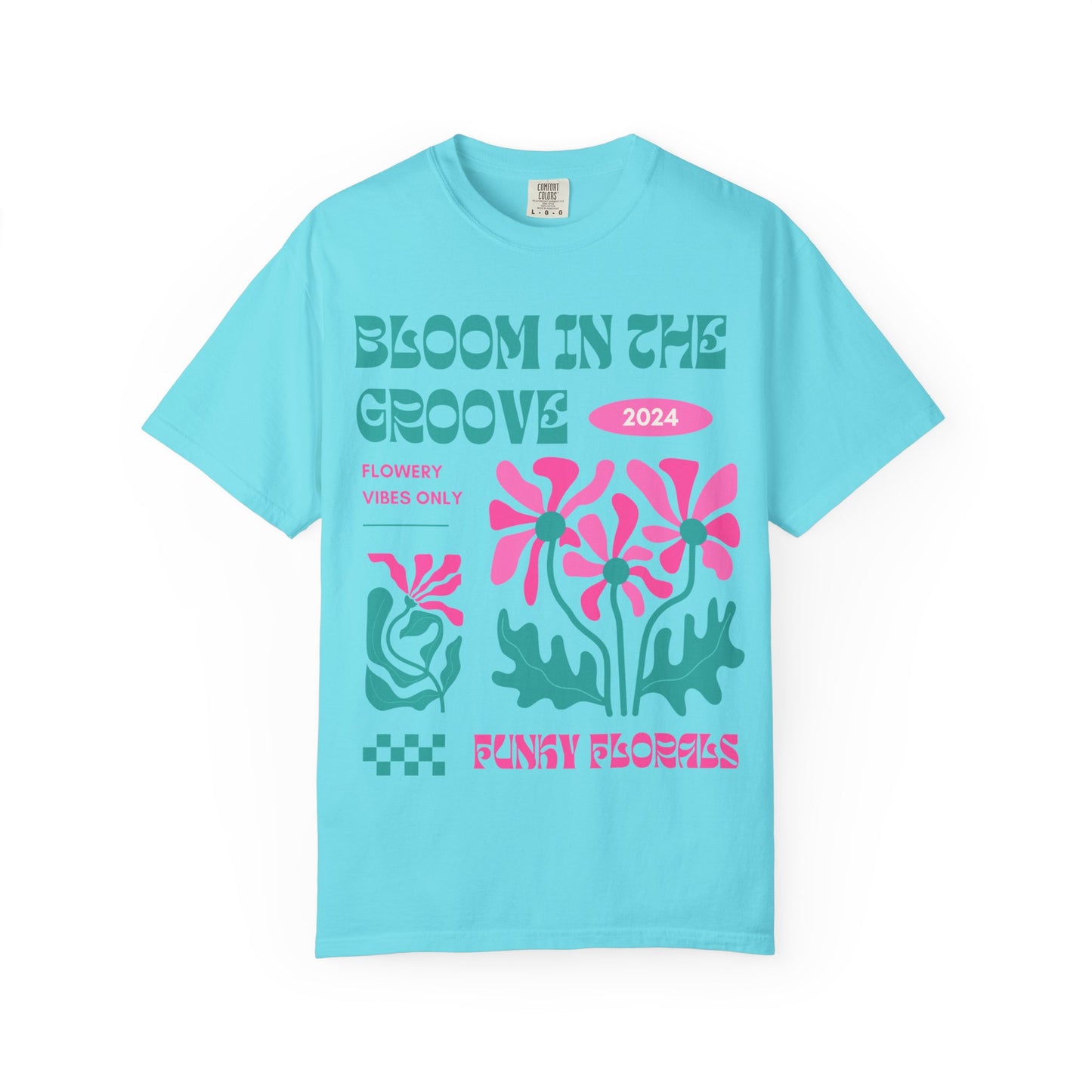 The za affect Bloom in the Groove Unisex T-Shirt Flower Power Tee