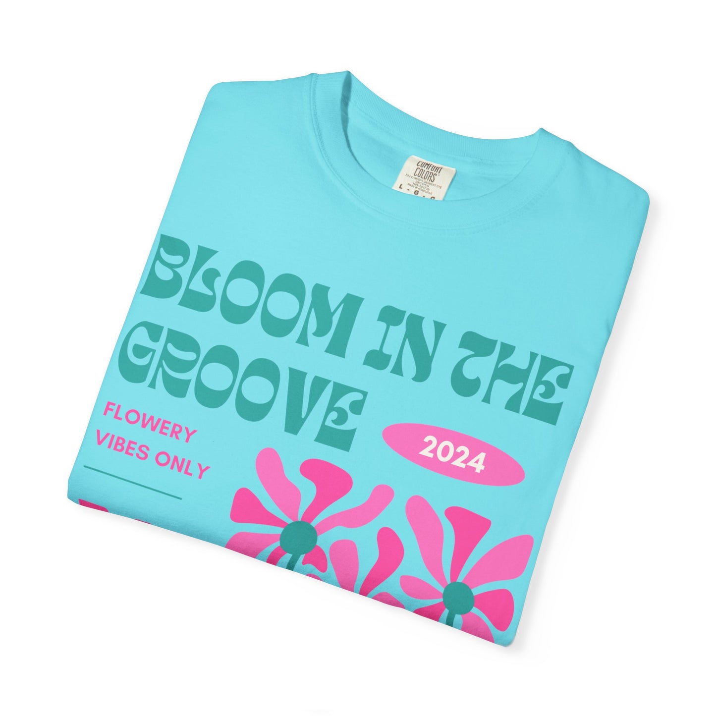The za affect Bloom in the Groove Unisex T-Shirt Flower Power Tee