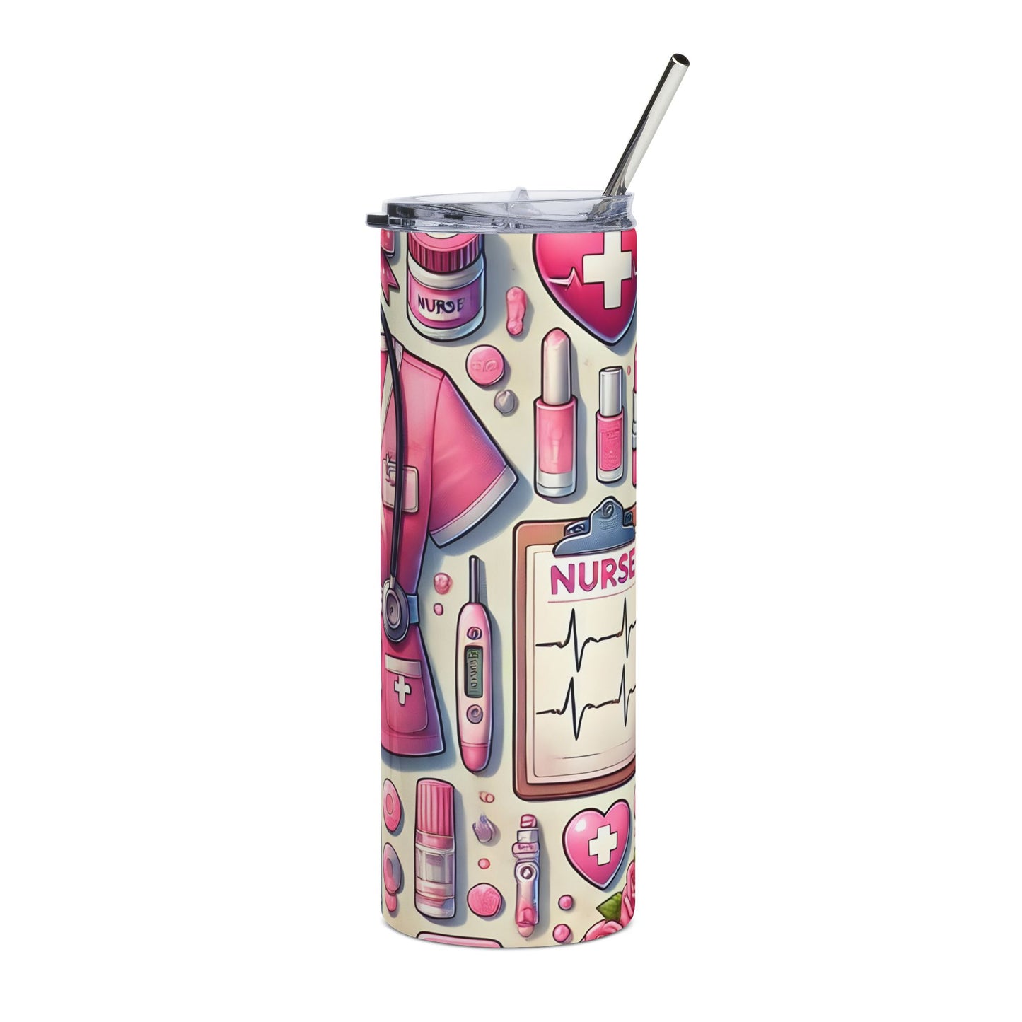 The Za effect Nurse scrub tumbler