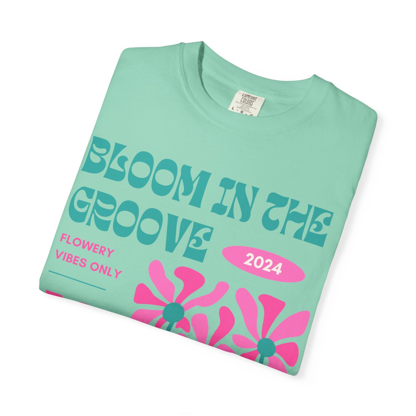 The za affect Bloom in the Groove Unisex T-Shirt Flower Power Tee