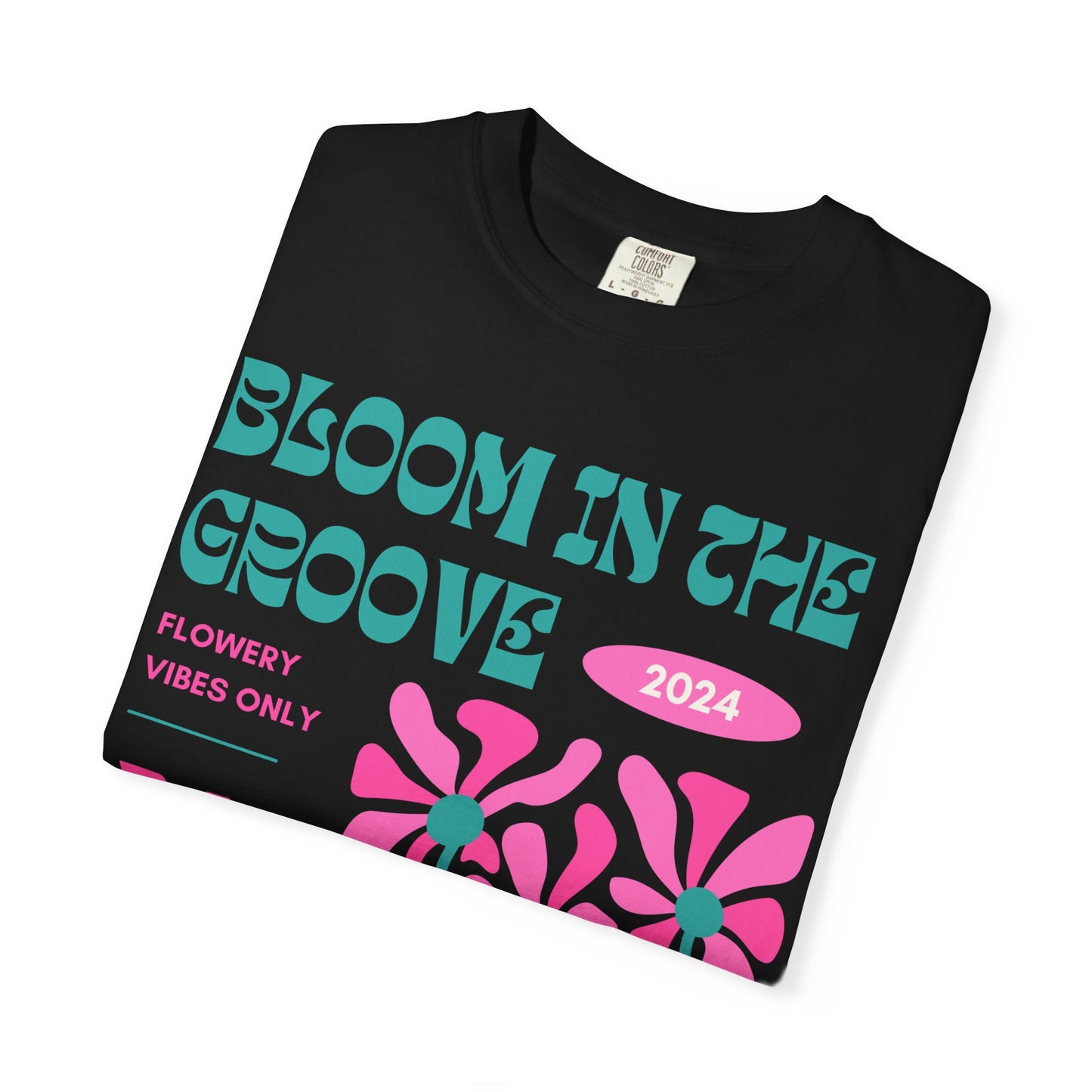 The za affect Bloom in the Groove Unisex T-Shirt Flower Power Tee