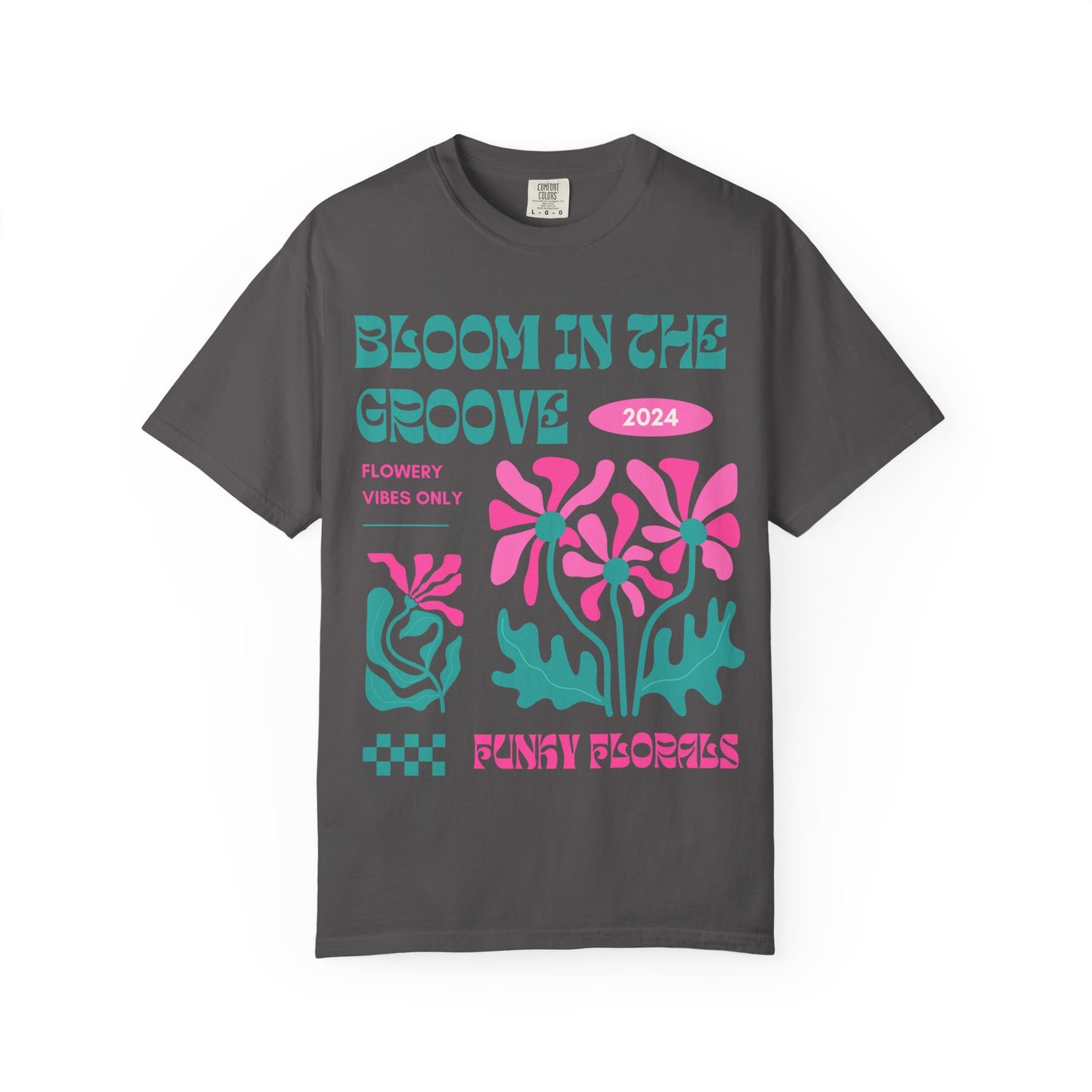 The za affect Bloom in the Groove Unisex T-Shirt Flower Power Tee