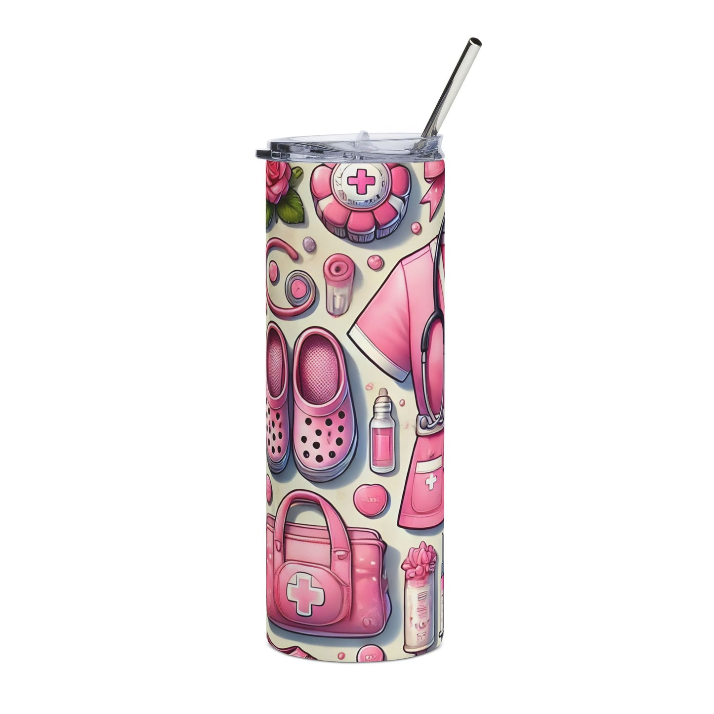 The Za effect Nurse scrub tumbler