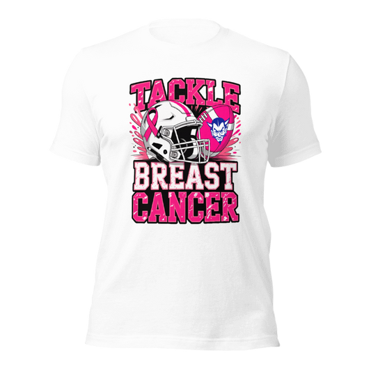 Tackle Breast Cancer Awareness Tee – Pahokee Blue Devils Edition