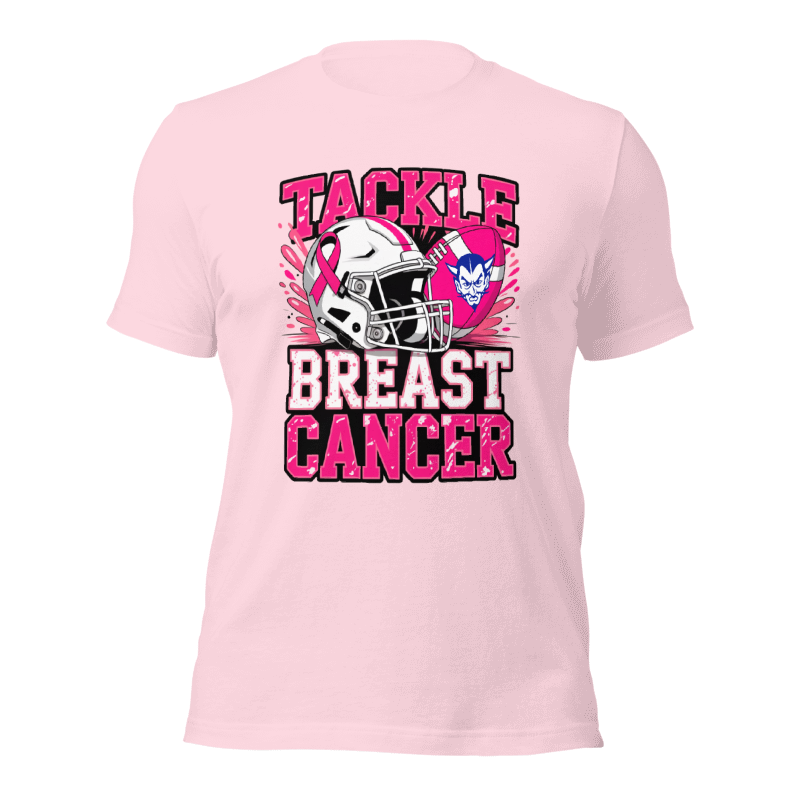 Tackle Breast Cancer Awareness Tee – Pahokee Blue Devils Edition